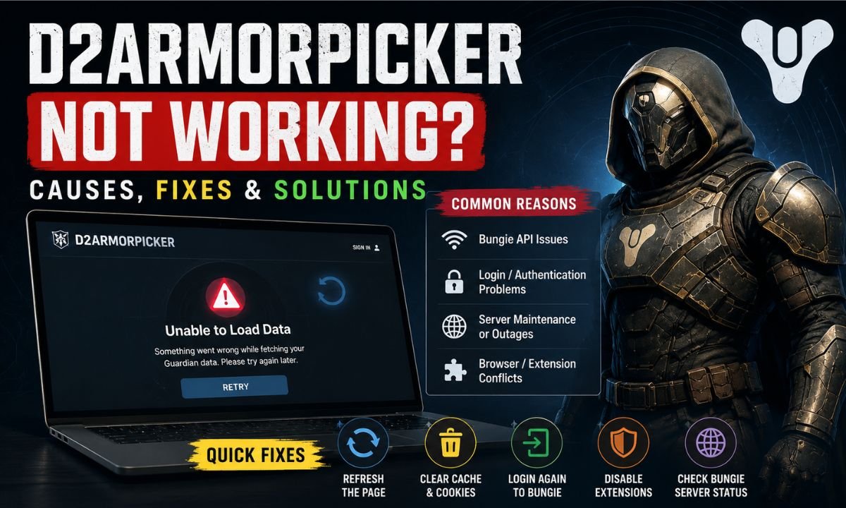 D2ArmorPicker Not Working Guide to Fix Common Issues